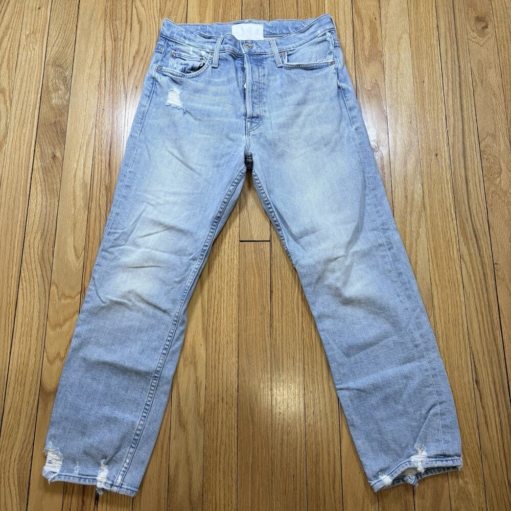Mother Superior The Tomcat True Confessions Distressed Jeans Womens Size 29 READ